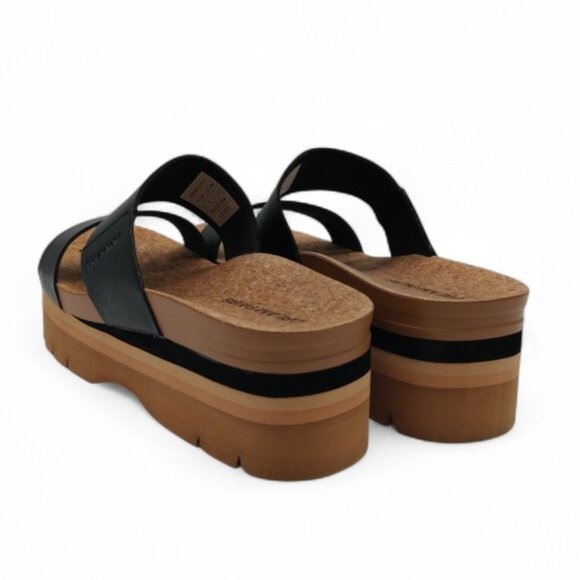 Dream Pairs Women's Size 8.5 Platform Arch Support Two Strap Beach Wedge Sandals - Picture 8 of 11